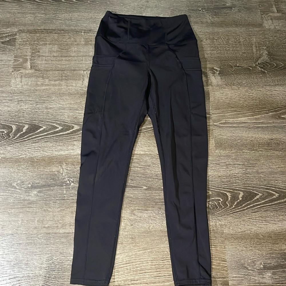 Free People Women’s Out Of Your League Black Leggings Size XS‎
